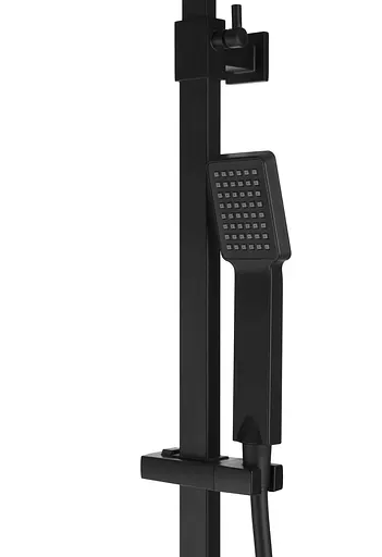 Душова система Corsan Ango black mat CMN024, Чорний матовий - фото 6