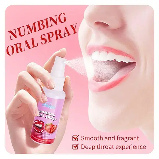 Спрей для глибокого мінету PinkNight 50 мл - Полуниця (реально працює) - фото 7