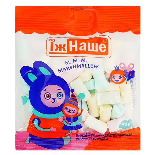 Маршмеллоу Їж наше Mini Rainbow 50 г