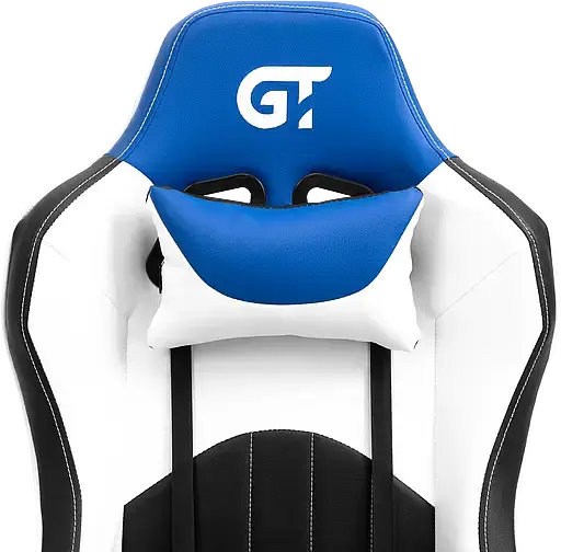 Геймерське крісло GT Racer чорне з синім та білим (X-5813 Black/Blue/White) - фото 12