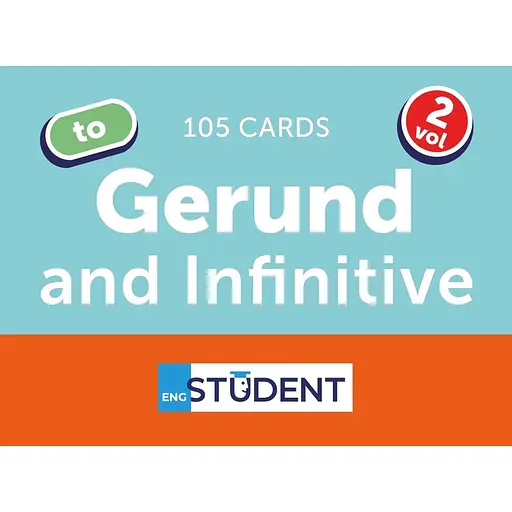 Картки для вивчення English Student Gerund and Infinitive vol.2 - фото 1