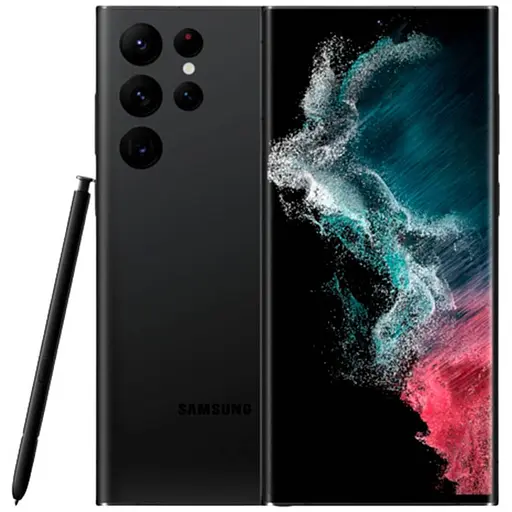 Смартфон Samsung Galaxy S22 Ultra 5G 2022 8/128GB Phantom Black (SM-S908BZKD) Б/В [163243]  - фото 1