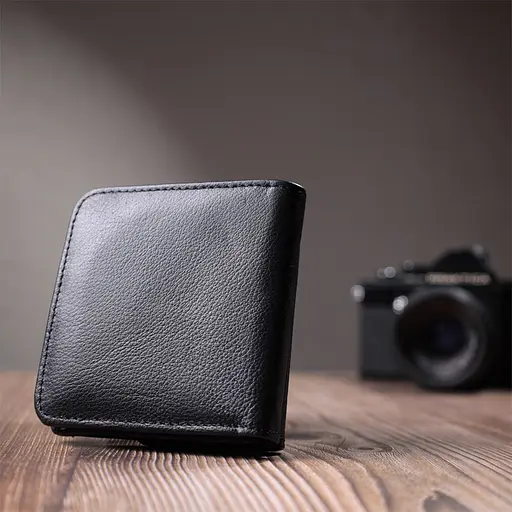 Кожаный женский кошелек ST Leather 9.5х9.5х1.5 см acs0029406 - фото 10