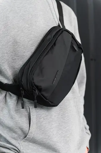 Сумка кроссбоди с широким ремнем Mark Ryden MR8112 водонепроницаемая, Черный - фото 7