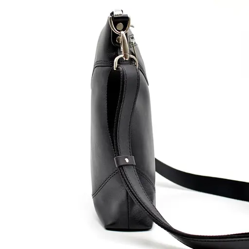 Чоловіча шкіряна сумка через плече TARWA 30х27.5х6.5 см sum0025865 - фото 4