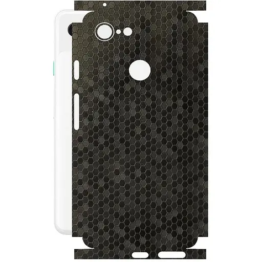 Захисна плівка StatusSKIN для Google Pixel 3 Корпус Вініл Соти чорні - фото 1