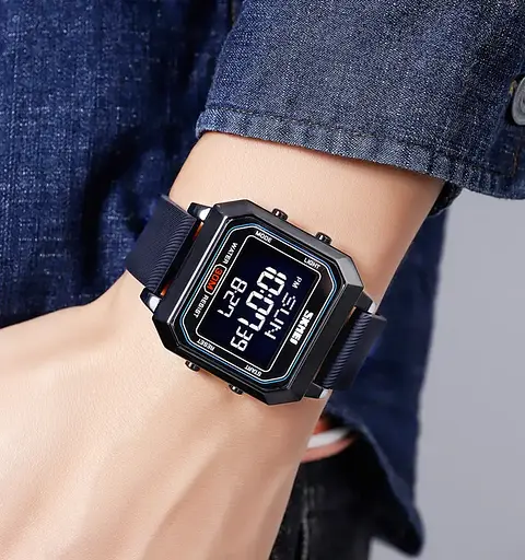 Часы мужские спортивные наручные Skmei 2150 Черный - фото 5