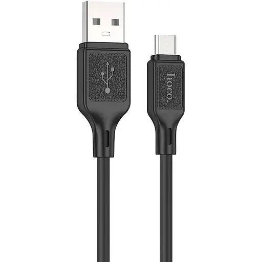 Кабель Hoco Micro USB Cool силиконовый зарядный кабель для передачи данных X90 1 м 2.4A