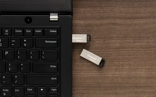 Flash Drives Kingston DataTraveler Kyson 256GB USB 3.2 (DTKN/256GB) Silver/Black (6622890) - фото 3