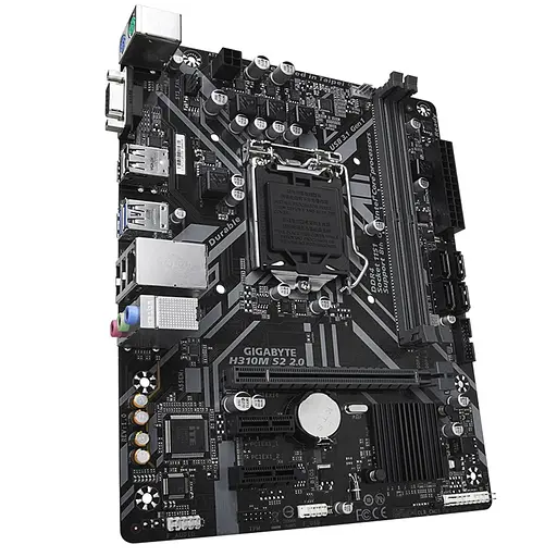 Материнская плата Gigabyte H310M S2 2.0  (s1151) Б/У - фото 4