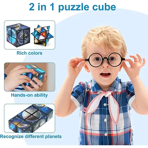 Кубик-головоломка 2 в 1 Magic Star Cube - фото 3