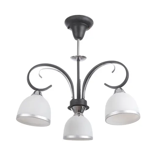 Люстра стельова Brille для коридору E27 60W BK (LK-525C/3)