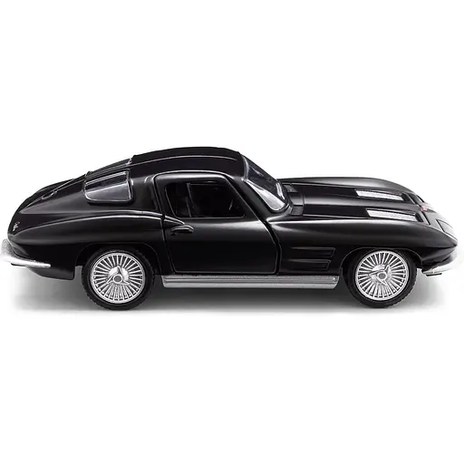 Автомодель TechnoDrive Chevrolet Corvette Split Window 1963 матовый черный (250411U) - фото 6