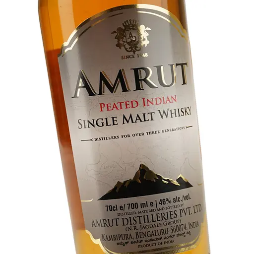 Виски Amrut Peated Indian Single Malt, 46%, 0,7 л, подарочная упаковка, - фото 8