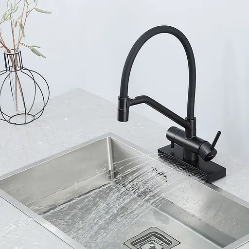 Змішувач для кухні Gappo з водоспадом G4098-6 - фото 3