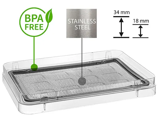 Сушилка для фруктов FIRST Austria FA-5126-6 (дисплей, прямоугольная) - фото 7