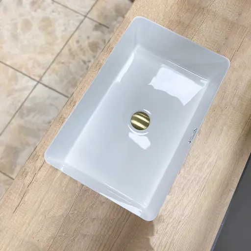 Умивальник VBI Manarola white врізний VBI-018006, Білий - фото 4