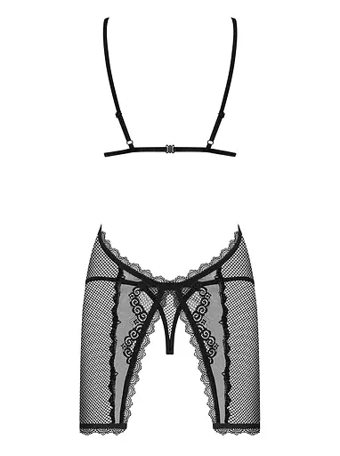 Комплект білизни Obsessive Millagro S/M чорний - фото 6