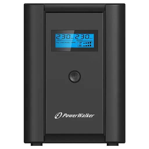 Источник бесперебойного питания PowerWalker 2200 ВА / 1200 Вт / 9 А*ч (10120094) - фото 2