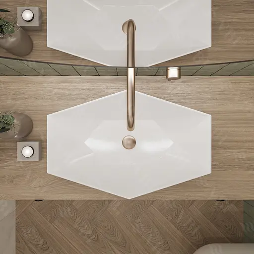 Умивальник VBI Venezia white накладний VBI-012400, Білий - фото 4