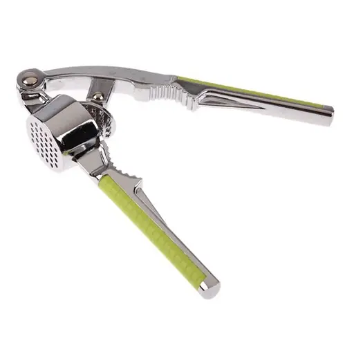 Многофункциональный пресс измельчитель для чеснока чесночница с орехоколом (2 в 1), Kitchen Master Зелёный 85640 - фото 4