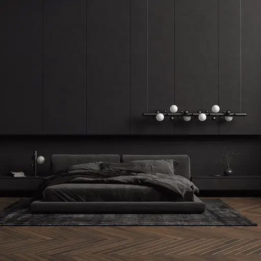 Підвісний світильник Babich Studio Lunar 1500 Black (RAL 9005) - фото 3