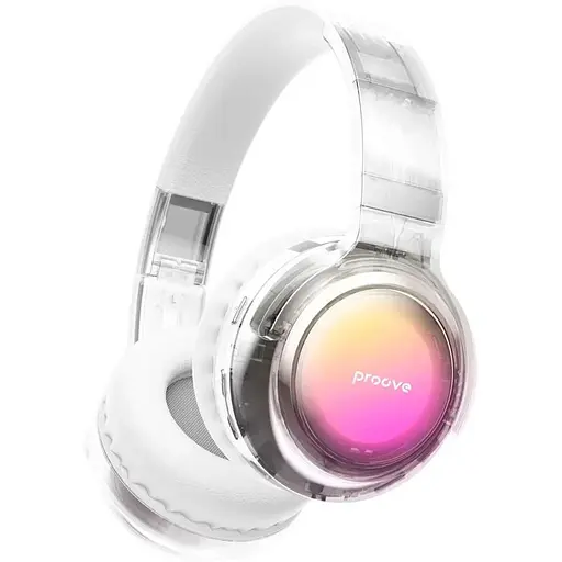 Беспроводные наушники Proove Crystal Galaxy transparent white