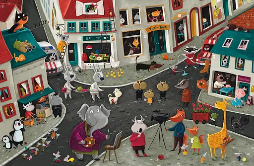 Книга Мій перший віммельбух. My First Wimmelbook. Professions. Автор - Олена Бугренкова (ARTBOOKS) (англ.) - фото 4