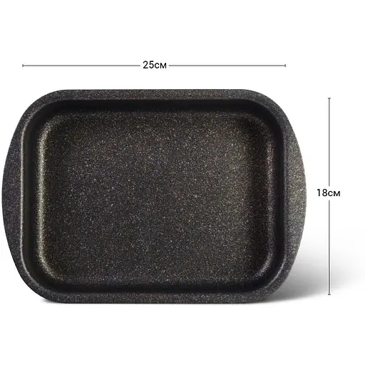 Форма для запекания Fissman алюминиевая с антипригарным покрытием 25x18x6 см (14200) - фото 3