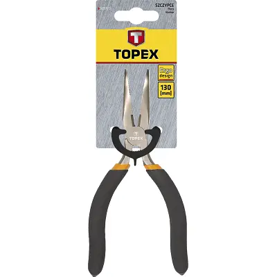 Плоскогубці Topex подовжені вигнуті прецизійні, 130 мм (32D723) - фото 2