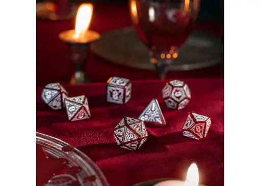 Набір кубиків Bloodsucker Dice Set: Scarlet , 7 шт. (SBSU02) - фото 4