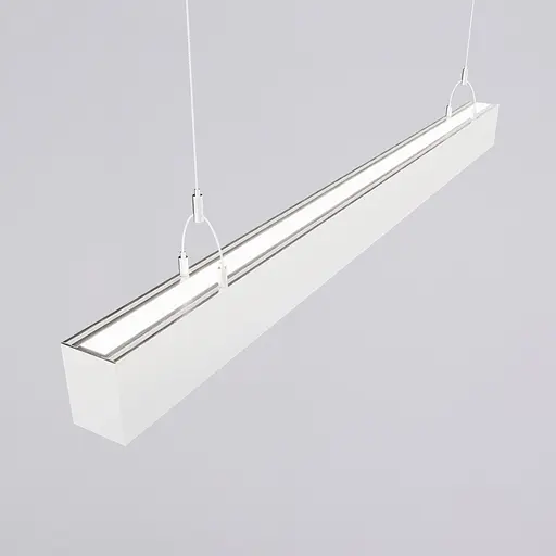 Двухсторонний линейный LED светильник 105Вт серый - фото 1