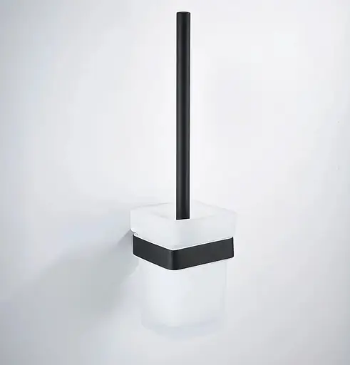 Йоршик для унітазу Rea Erlo 05 black REA-06910, Чорний матовий - фото 2