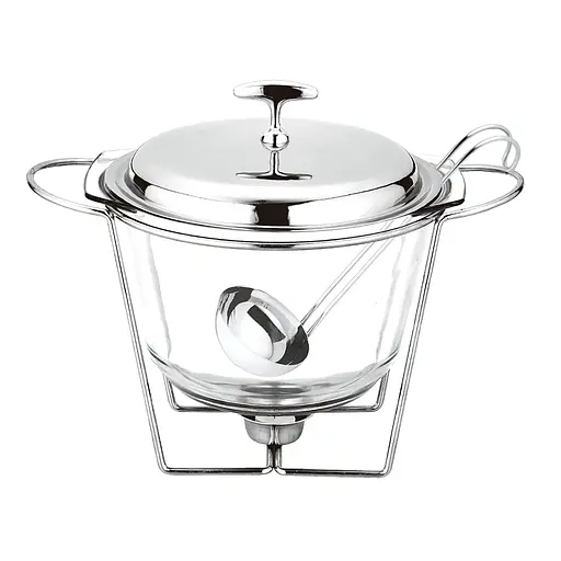 Мармит Ardesto Black Mars 3800 мл стекло нержавеющая сталь круглый прозрачный (AR2416FW)