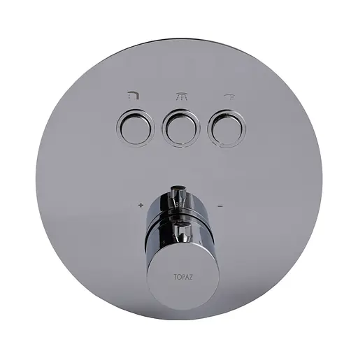 Душевая система встроенная TOPAZ LOFT TLF 32117-L06-C термостат для ванной комнаты с латунным смесителем - фото 15