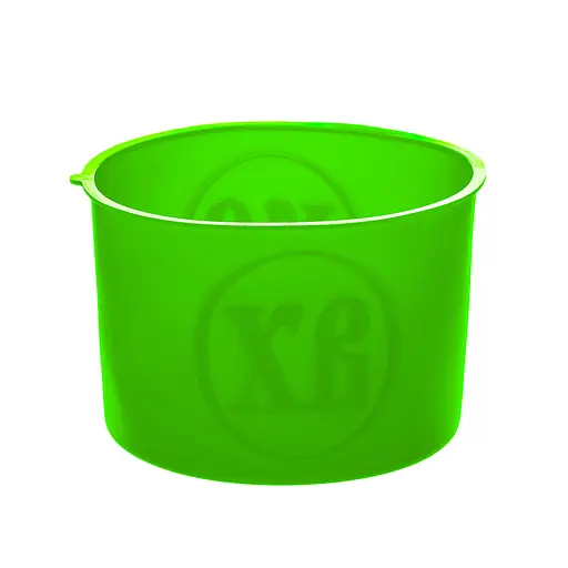 Набір з 3 силіконових форм для випікання великодньої випічки пасхи та пасок (паски) Ø20/12/15 см, A-plus Салатовий 86121 - фото 7