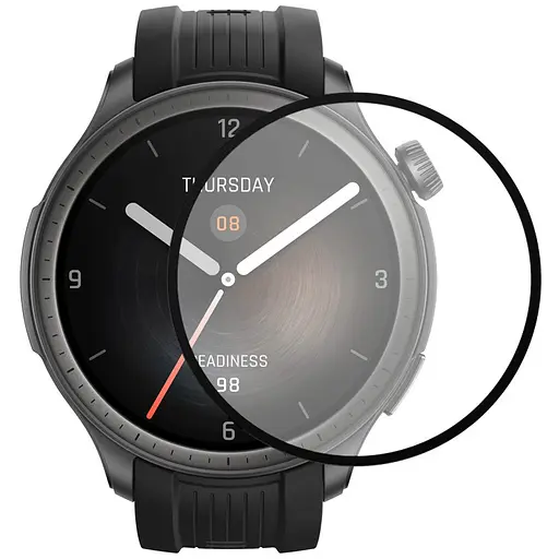 Полимерная пленка 3D (full glue) (тех.пак) для Xiaomi Amazfit Balance Черный