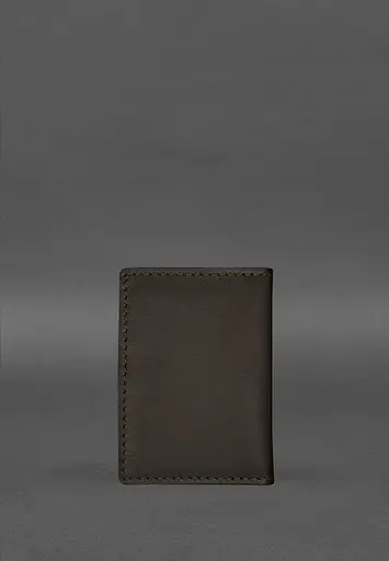 Кожаная обложка для водительского удостоверения, ID и пластиковых карт 2.2 коричневая - фото 6