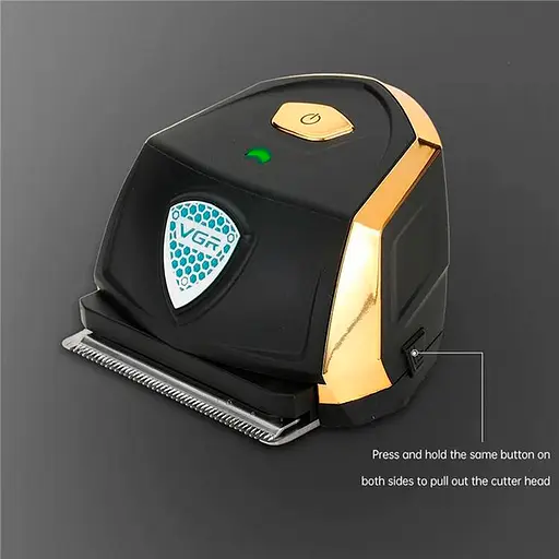 Машинка для стрижки водонепроникна VGR V-910 700 mAh (9 насадок) - фото 8