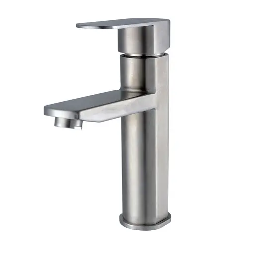 Смеситель для умывальника Globus Lux Sorento SQ-101HR Нержавеющая сталь - фото 1