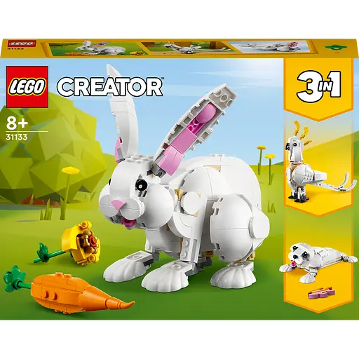 Конструктор LEGO Creator 3 v 1 Білий кролик 258 деталей (31133)