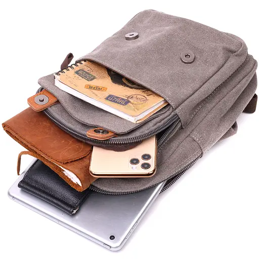 Сумка мужская Vintage 20х28х10 см sum0023492 - фото 6