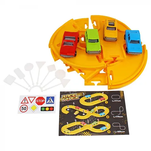 Детский игрушечный Автотрек 0747TXK 4 автомобиля - фото 8