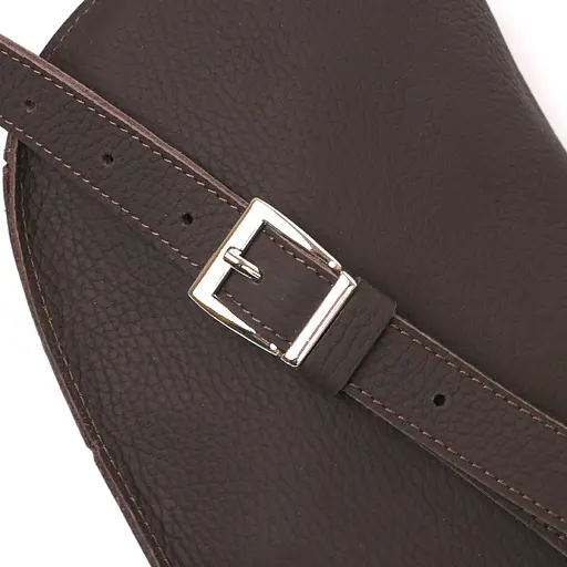 Шкіряна жіноча сумка бананка Shvigel 23х13х5 см sum0020168 - фото 3