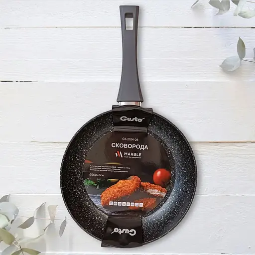 Сковорода Gusto GT-2104-28 покриття Marble 28x5.3 см (79094) - фото 5