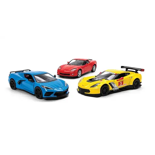 Металева інерційна легкова модель Chevrolet Collection 5", відкриваються двері (В асортименті) - фото 2