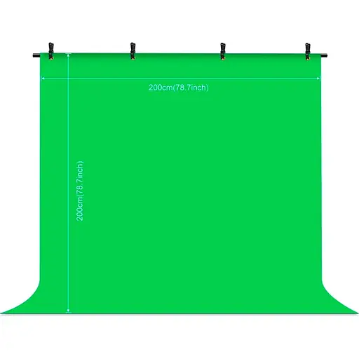 Фон хромакей зелений Puluz PU5205G 2x2м [86229]