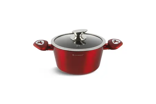 Набор кастрюль Edenberg EB-7421 8 предметов красный - фото 6