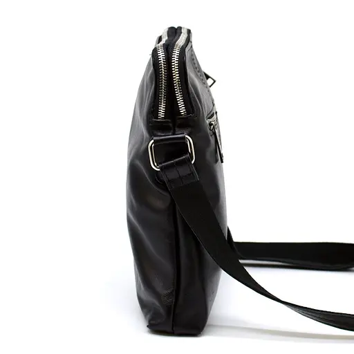 Чоловіча шкіряна сумка через плече TARWA 27х28х6 см sum0025368 - фото 4