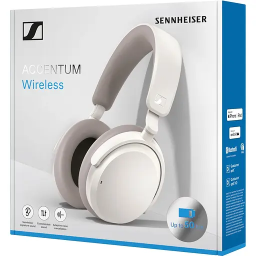 Навушники Sennheiser Accentum Wireless White (700175) [130564] - фото 6